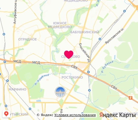 На карте