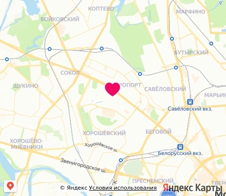 На карте