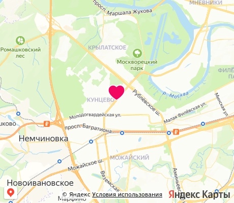 На карте
