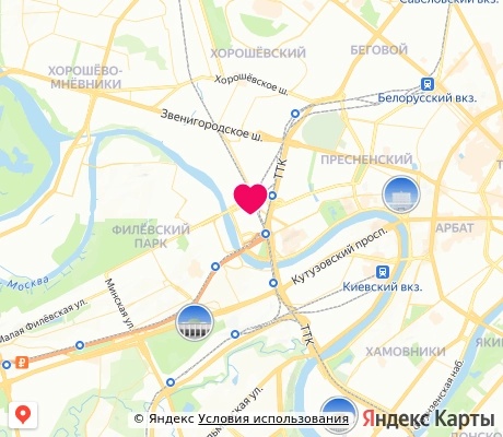 На карте