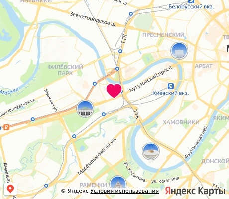 На карте