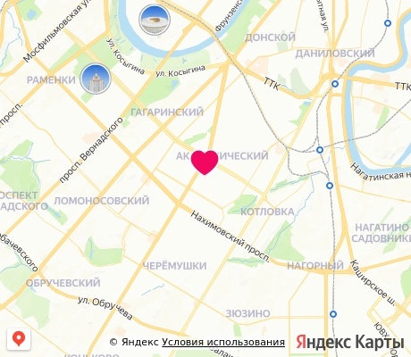 На карте