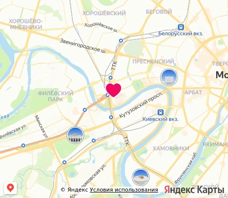 На карте