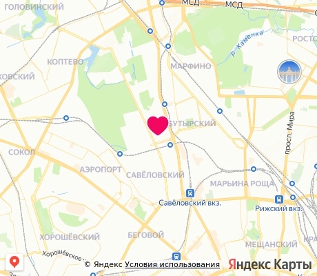На карте