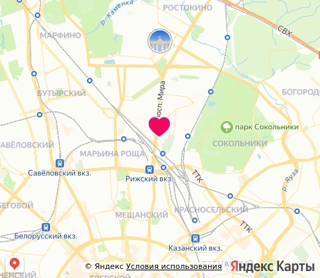На карте