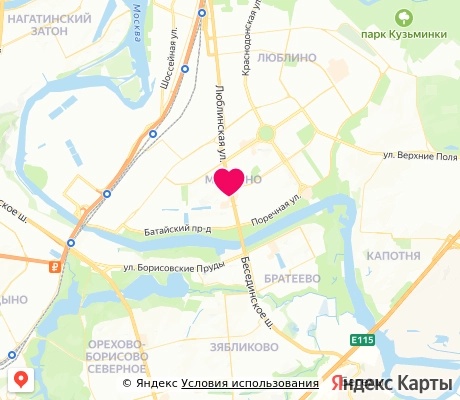 На карте