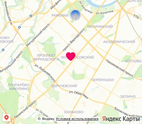 На карте