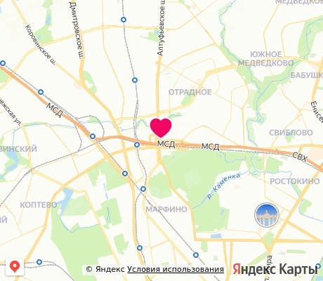 На карте