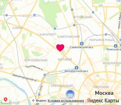 На карте