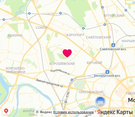 На карте