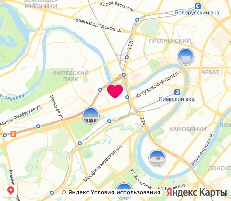 На карте