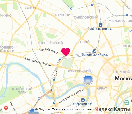 На карте