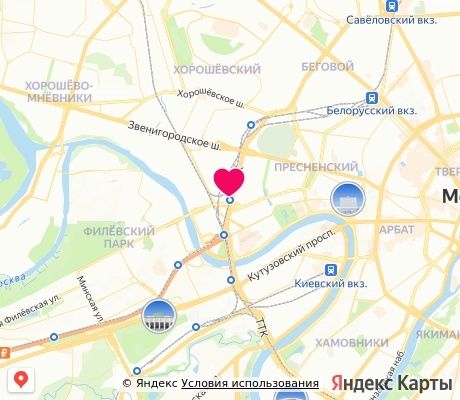 На карте
