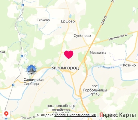 На карте