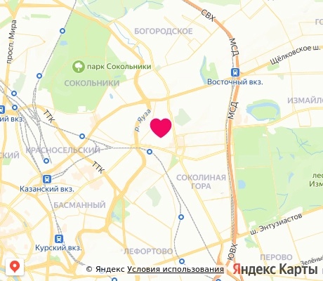 На карте