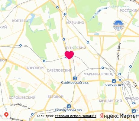 На карте