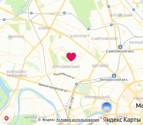 На карте