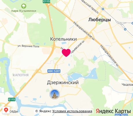 На карте
