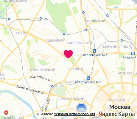 На карте