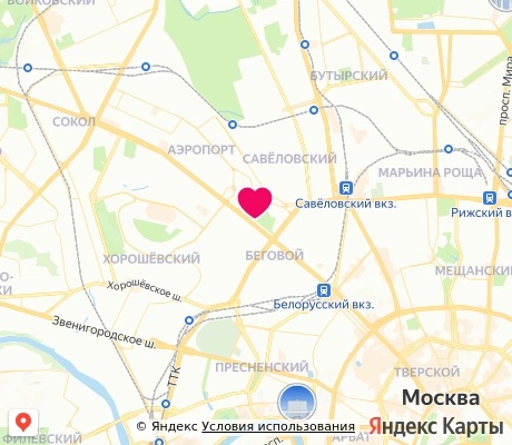 На карте