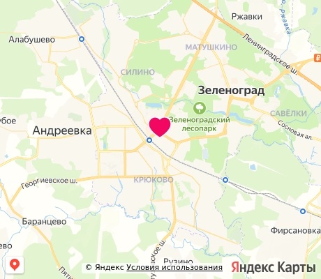 На карте