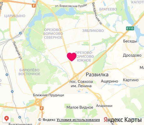 На карте