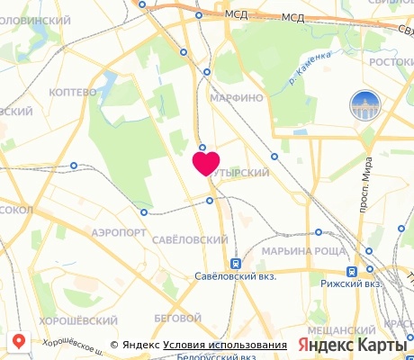 На карте
