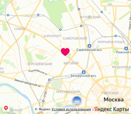 На карте