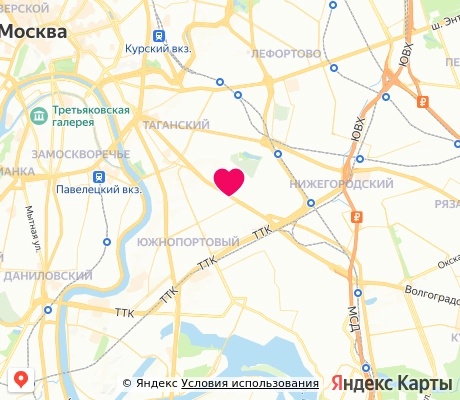 На карте