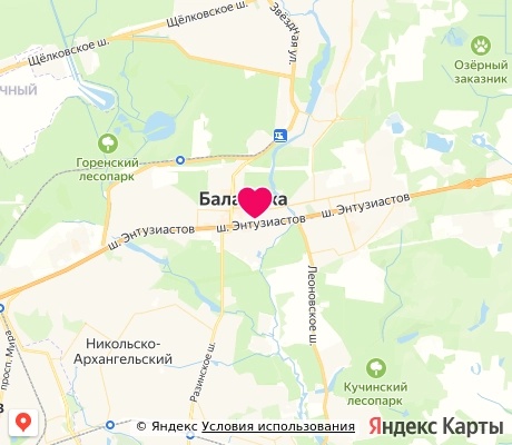 На карте