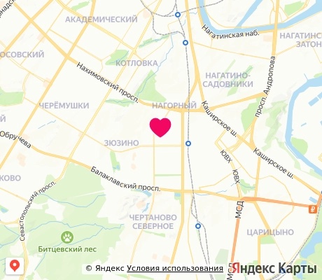 На карте