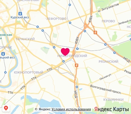 На карте