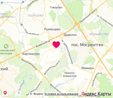 На карте