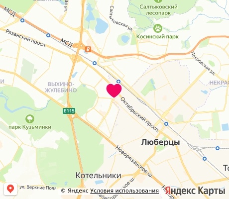 На карте