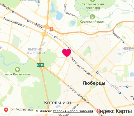 На карте