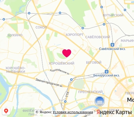 На карте