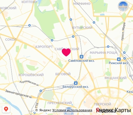 На карте