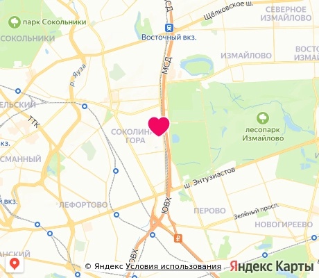 На карте