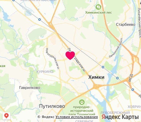 На карте