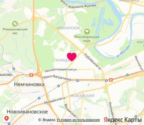 На карте