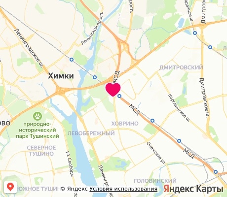 На карте