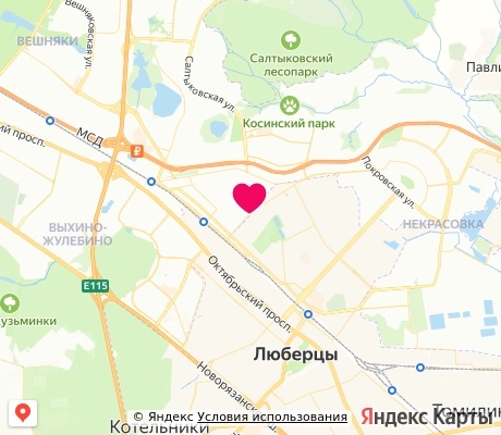 На карте