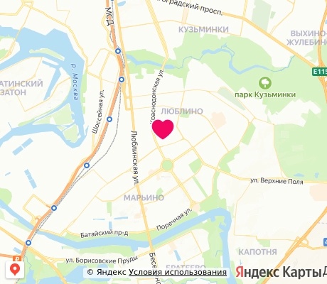 На карте