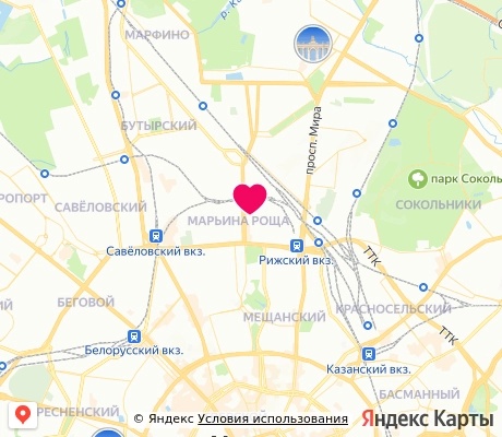 На карте