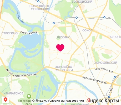 На карте