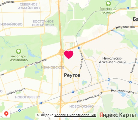 На карте