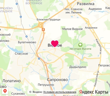 На карте