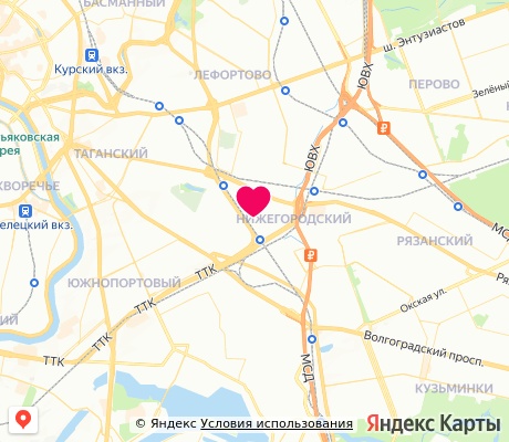 На карте