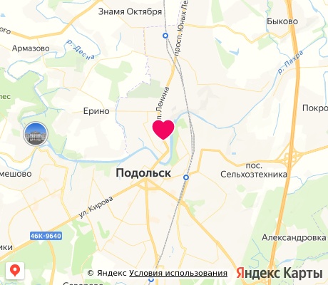 На карте