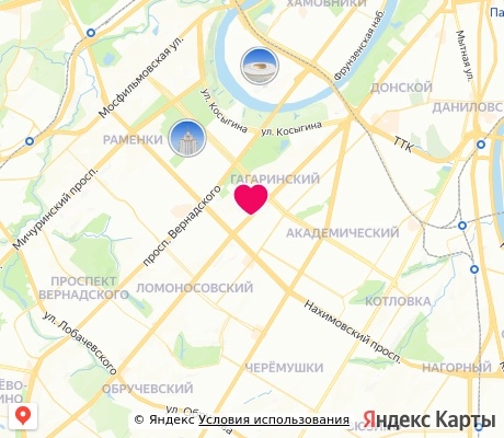 На карте